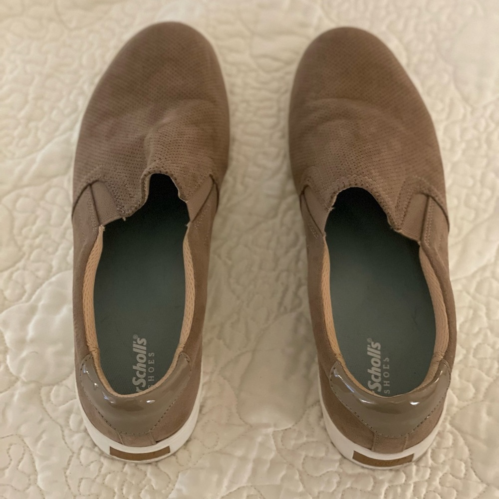 Dr. Scholl's Tan Slip-On Loafers